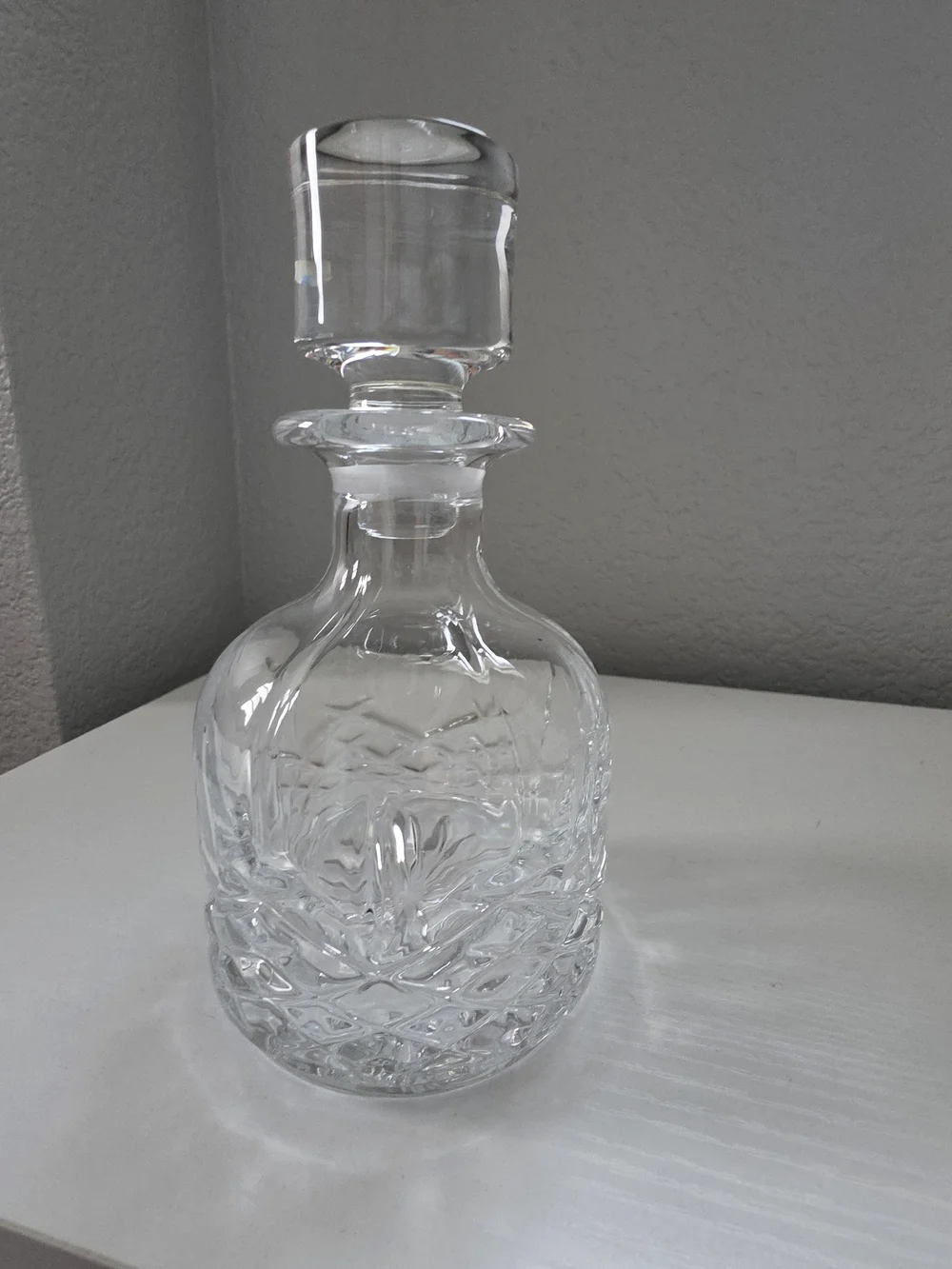 Marquis By Waterford Markham Stackable Crystal Decanter with Stopper 8 In